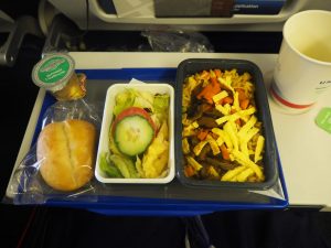 ユナイテッド航空　機内食